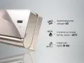 Klimatyzator Rotenso Split z automatycznymi żaluzjami 4D, grzaniem do -22°C i cichą pracą 19 dB.