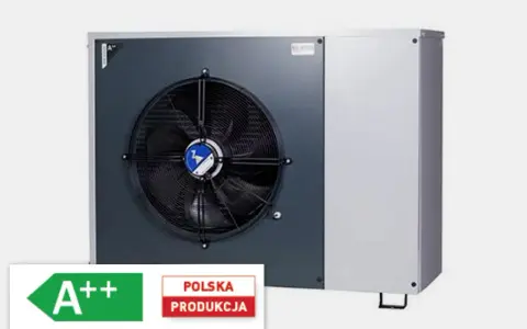 Nowoczesna pompa ciepła 25 kW, polska produkcja, klasa energetyczna A++. Efektywne ogrzewanie domu.