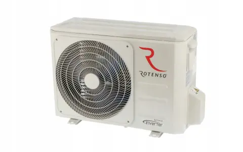 Jednostka zewnętrzna klimatyzatora Rotenso Versu Mirror 3,5 kW z technologią Inverter.