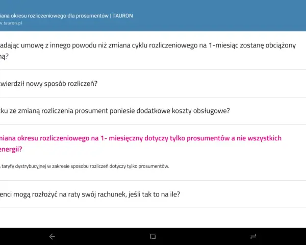 Zmiana okresu rozliczeniowego na 1-miesięczny w Tauronie. FAQ dla prosumentów.