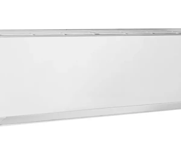 Klimatyzator Gree Amber Prestige 5kW, biały, z dyskretnym wyświetlaczem LED.