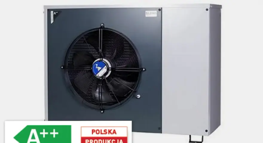 Nowoczesna pompa ciepła 25 kW, polska produkcja, klasa energetyczna A++. Efektywne ogrzewanie domu.