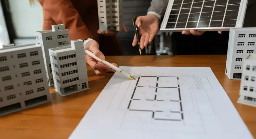 Planowanie montażu paneli fotowoltaicznych bez zgody wspólnoty. Dyskutują o projekcie budynku i panelu słonecznym.