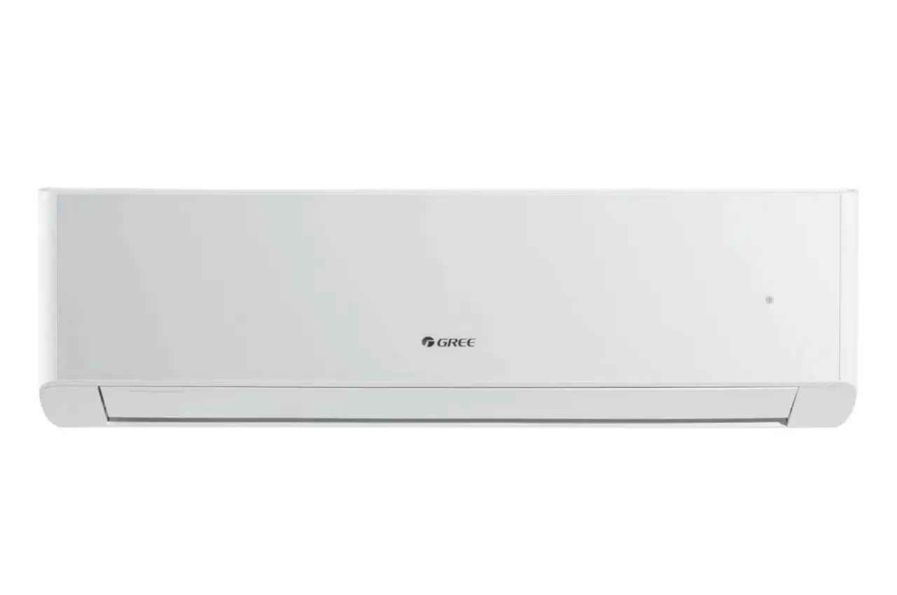 Biała jednostka klimatyzacyjna Gree Amber Prestige 3.5 kW, elegancka i nowoczesna, zapewni komfort w Twoim domu.